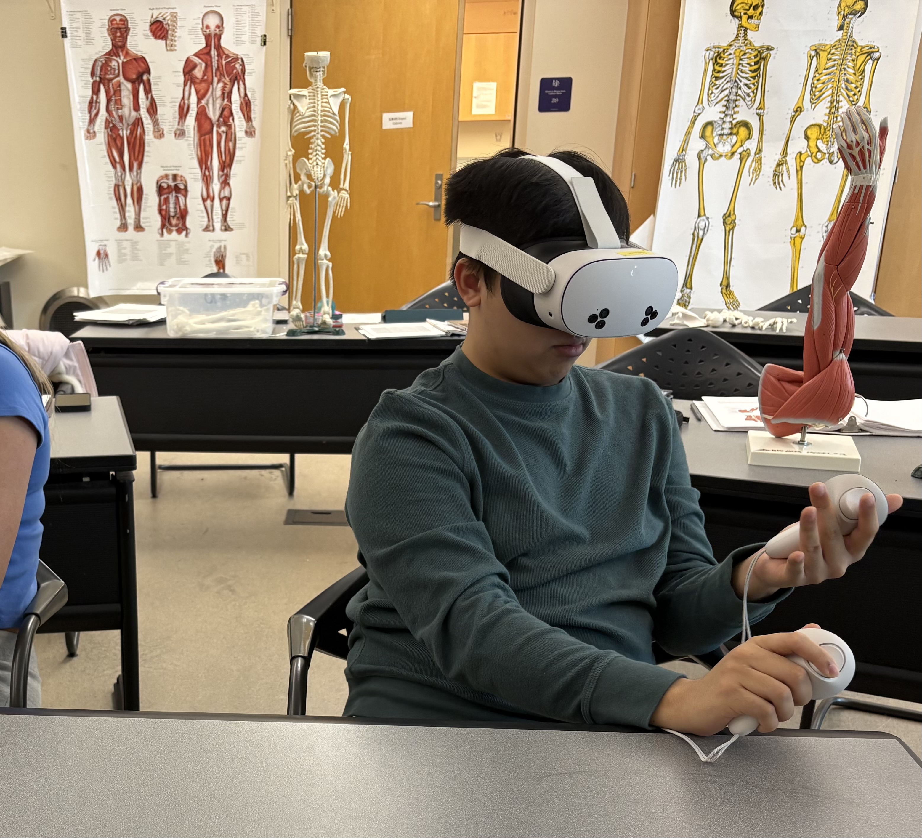 Student Using VR